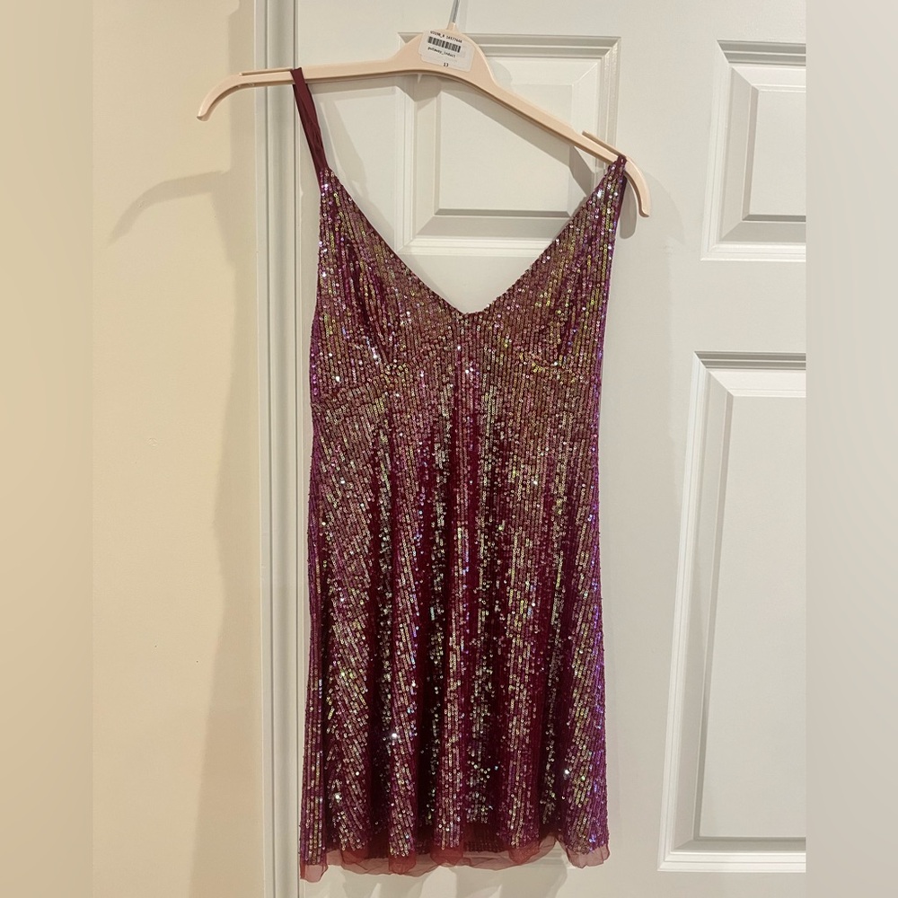 Free People Red Gold Rush Mini Dress
Medium
Worn once